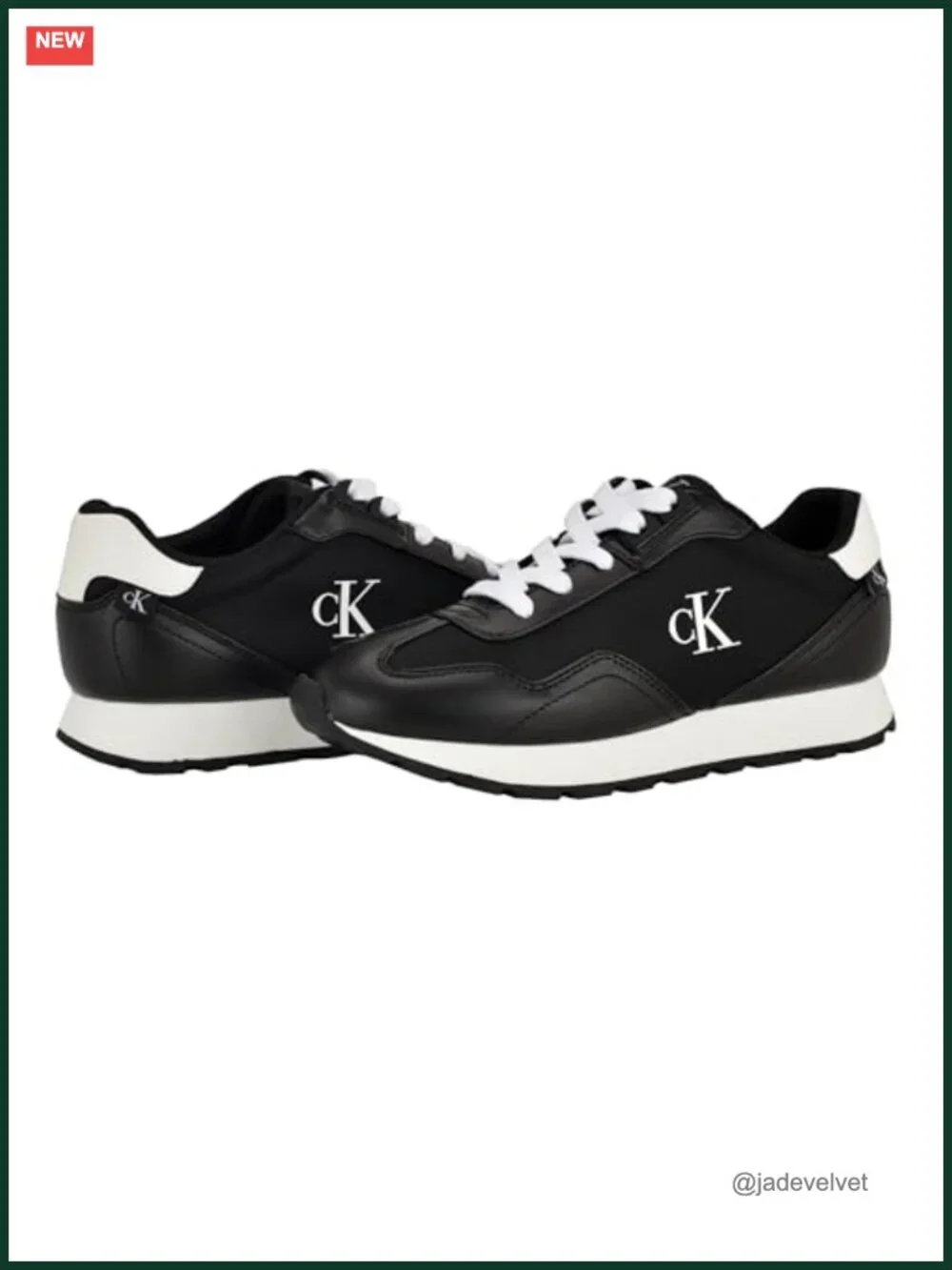 Faux Leather Lace-Up Low Top Sneakers